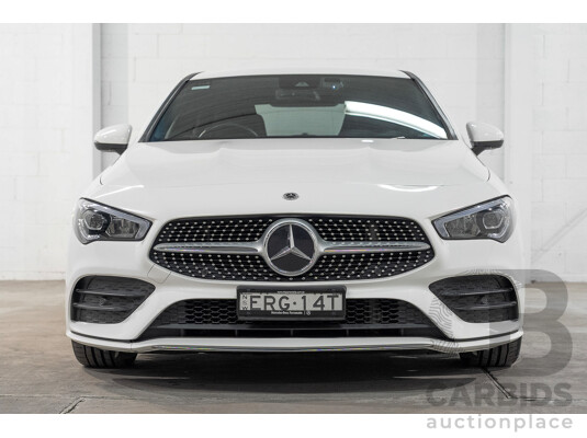 01/2022 Mercedes-Benz CLA 200 C118 MY22 4d Coupe White 1.3L