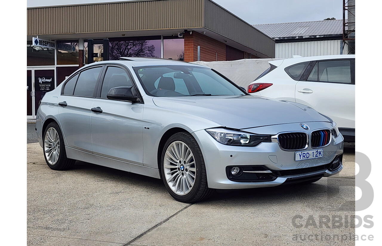 08/2012 Bmw 3 20i F30 4d Sedan Silver 2.0L