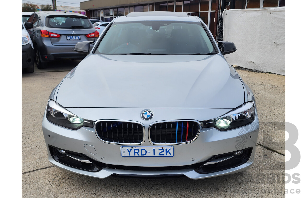 08/2012 Bmw 3 20i F30 4d Sedan Silver 2.0L