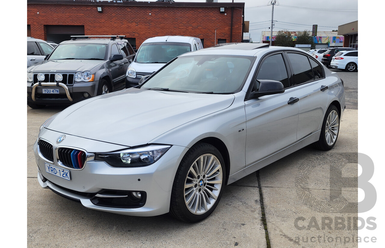 08/2012 Bmw 3 20i F30 4d Sedan Silver 2.0L