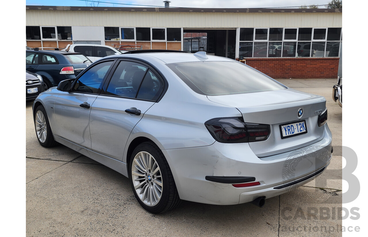 08/2012 Bmw 3 20i F30 4d Sedan Silver 2.0L
