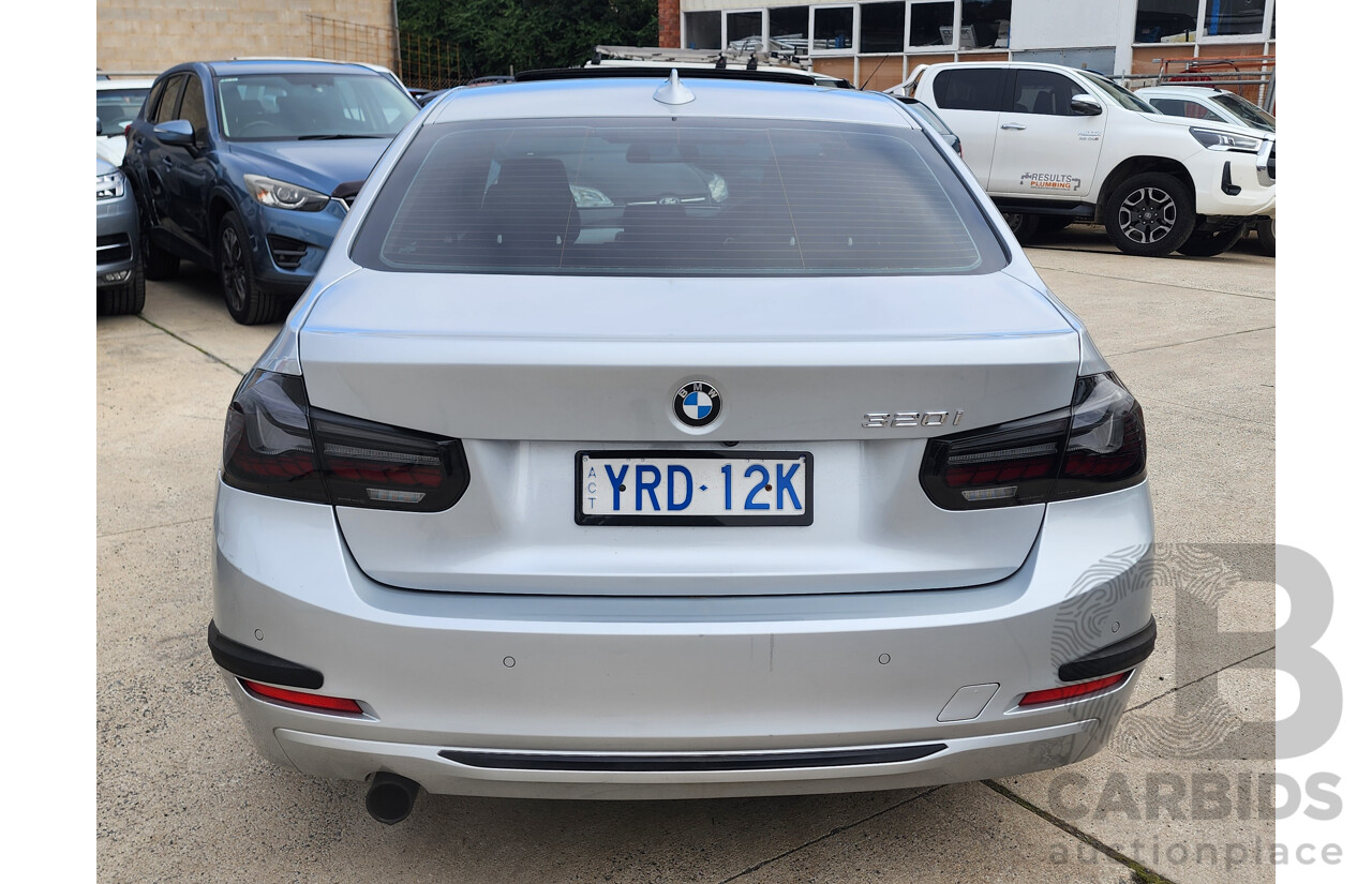 08/2012 Bmw 3 20i F30 4d Sedan Silver 2.0L