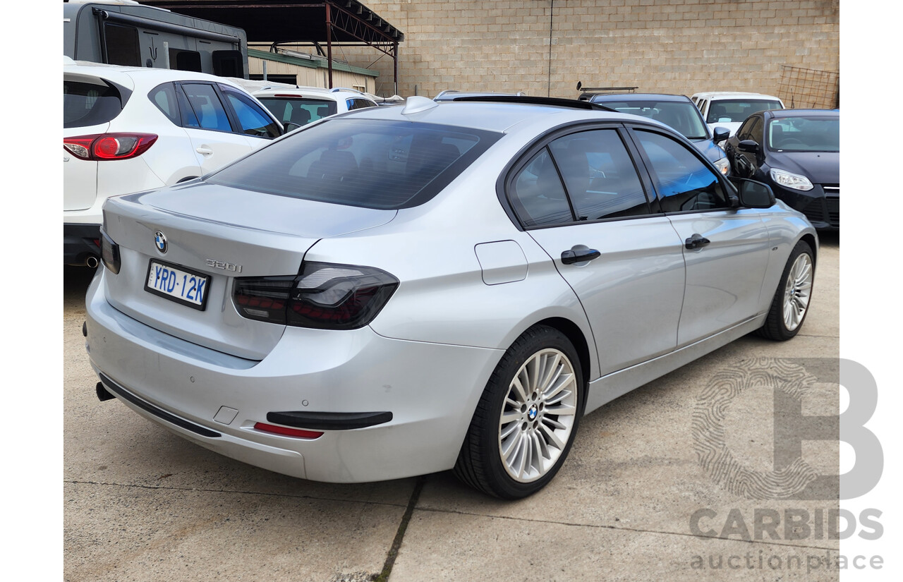 08/2012 Bmw 3 20i F30 4d Sedan Silver 2.0L