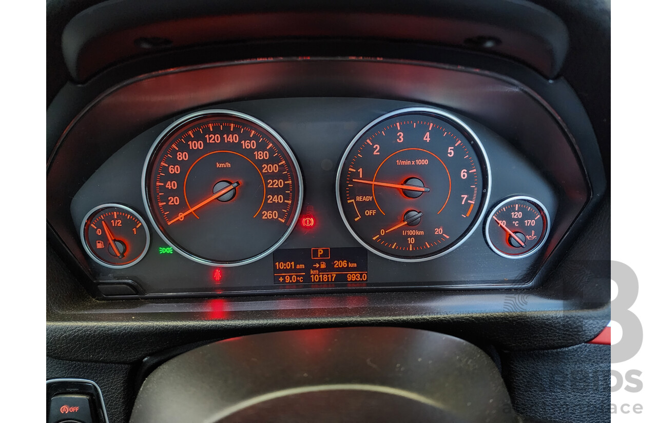 08/2012 Bmw 3 20i F30 4d Sedan Silver 2.0L