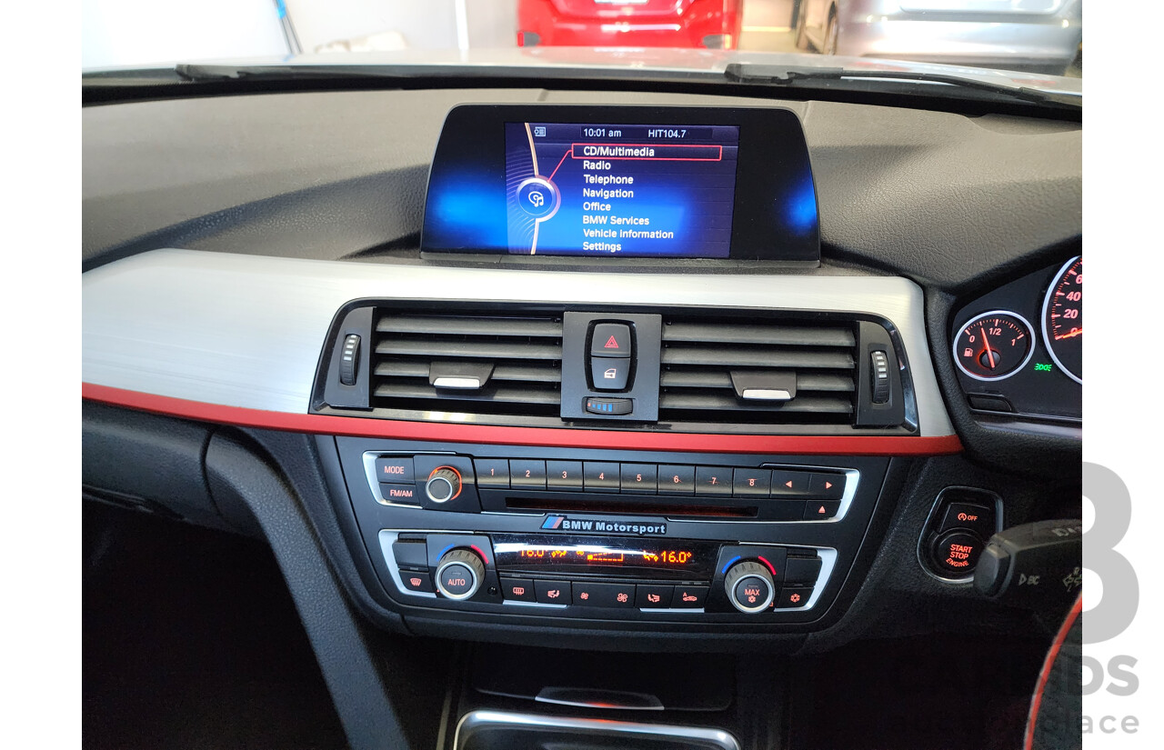 08/2012 Bmw 3 20i F30 4d Sedan Silver 2.0L