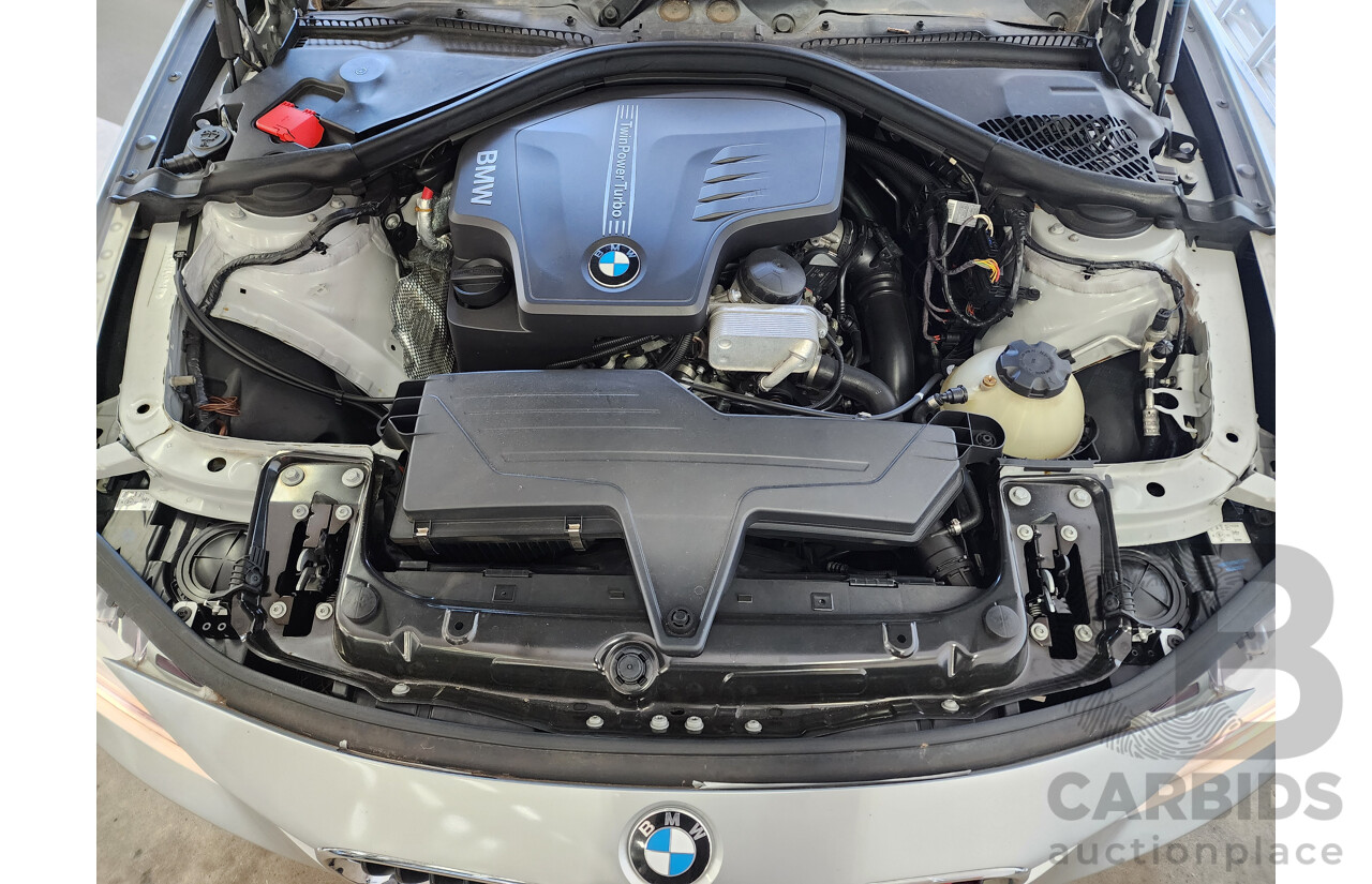 08/2012 Bmw 3 20i F30 4d Sedan Silver 2.0L