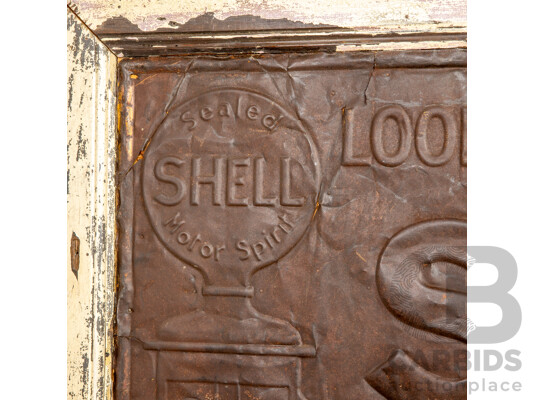 1662309 · Vintage Shell Lubricant Tin Sign