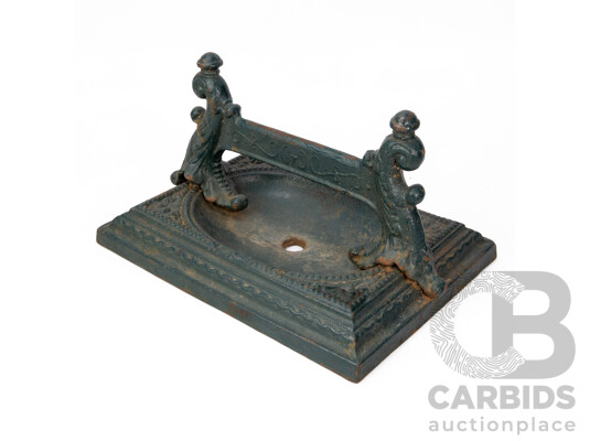 Victorian Cast Iron Boot Scrape