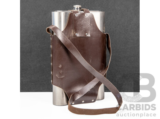 Vintage Soviet Era Hip Flask