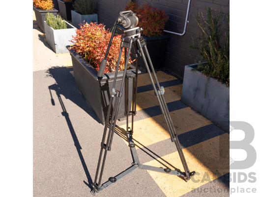 Miller Australian Professional Fluid Head Tripod with Ground Spreader, Accessories and Carry Case