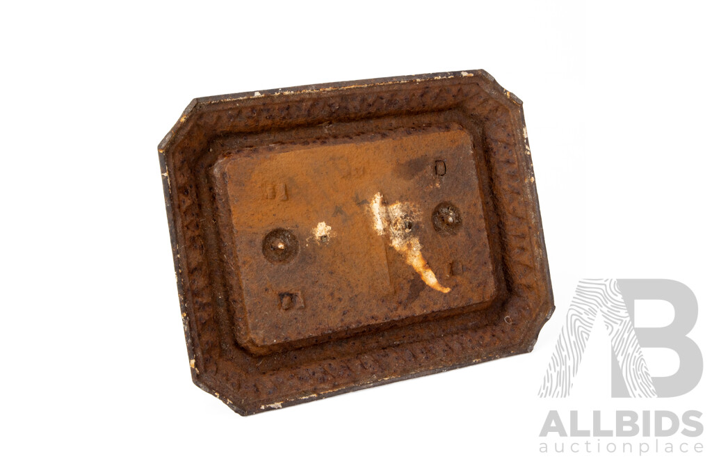Vintage Cast Iron Boot Scrape