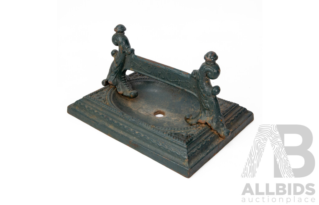 Victorian Cast Iron Boot Scrape