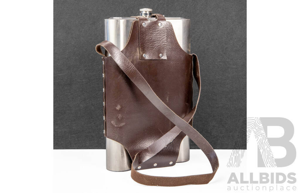 Vintage Soviet Era Hip Flask