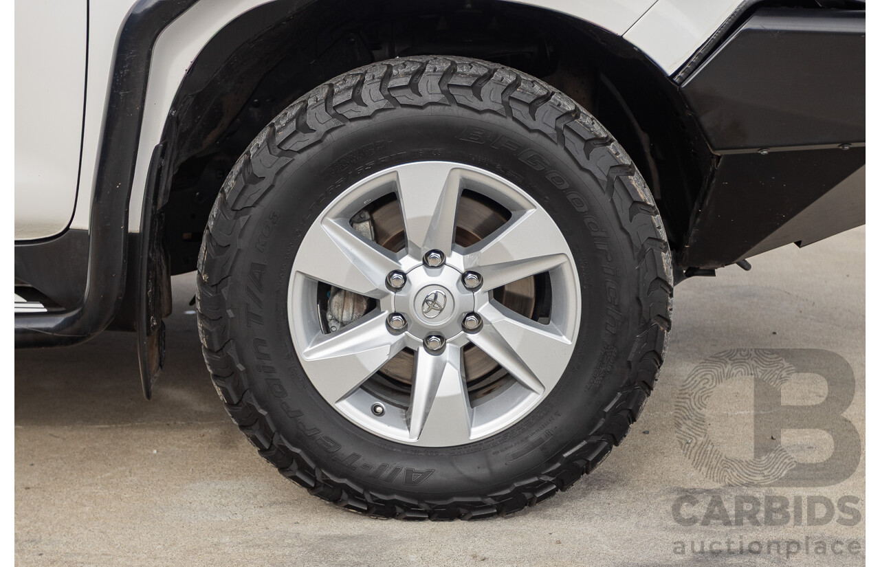 9/2023 Toyota Landcruiser Prado GX (4x4) GDJ150R 4D Wagon Glacier White Turbo Diesel 2.8L