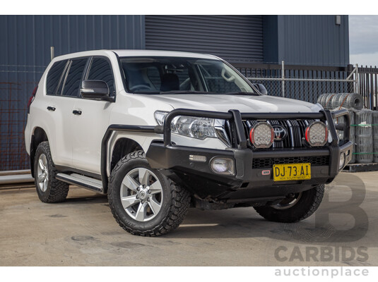 1662140 · 9/2023 Toyota Landcruiser Prado GX (4x4) GDJ150R 4D Wagon Glacier White Turbo Diesel 2.8L