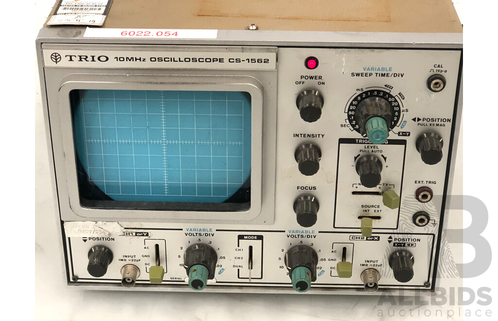 Trio CS1562 Dual Channel 10MHz Oscilloscope