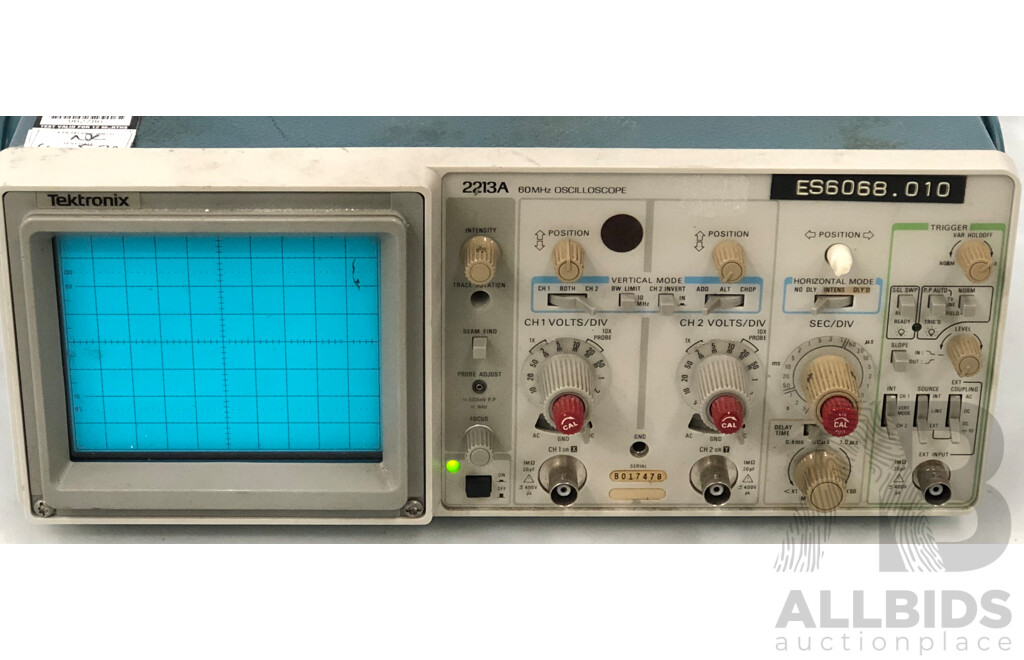 Tektronix 2213A 20MHz Dual Channel Oscilloscope