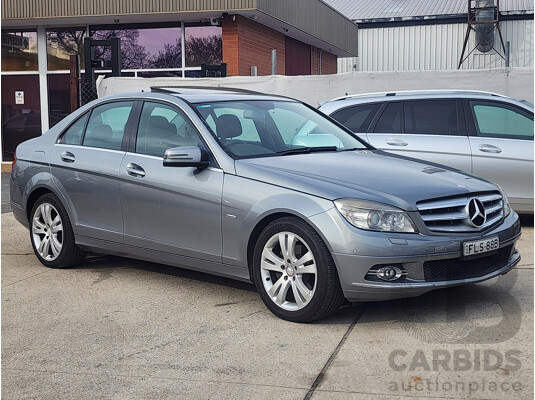 06/2009 Mercedes-Benz C220 CDI Avantgarde W204 4d Sedan Silver 2.1L