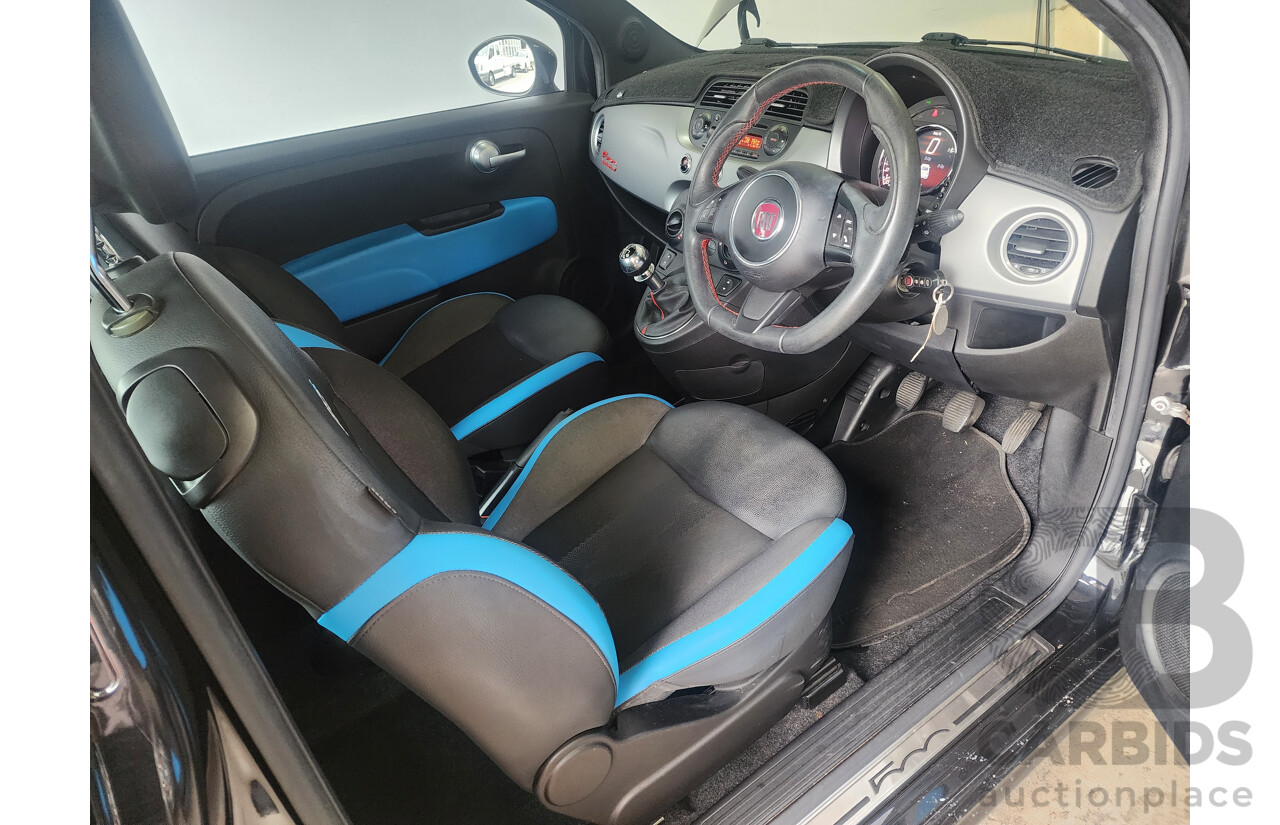 01/2015 Fiat 500 S MY14 3d Hatchback Black 1.4L