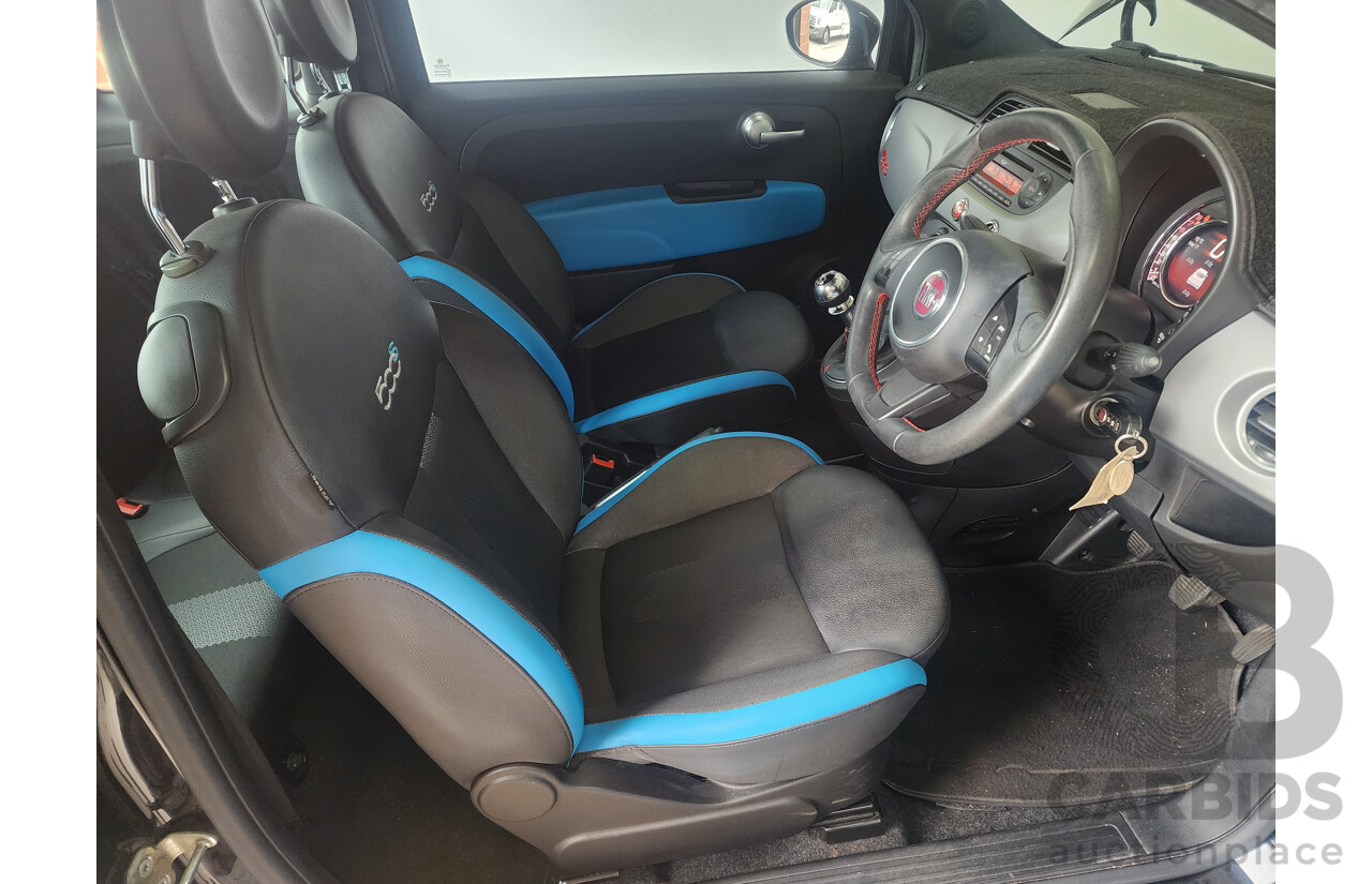 01/2015 Fiat 500 S MY14 3d Hatchback Black 1.4L