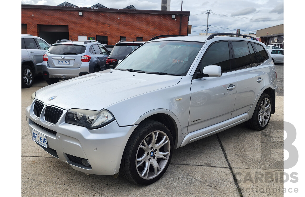 10/2009 Bmw X3 Xdrive 20d Lifestyle E83 MY09 4d Wagon Silver 2.0L