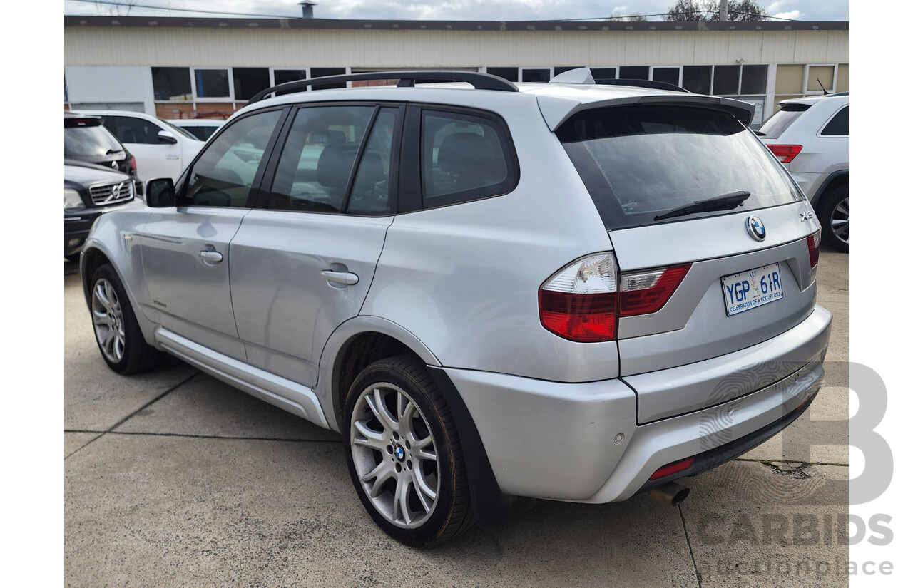 10/2009 Bmw X3 Xdrive 20d Lifestyle E83 MY09 4d Wagon Silver 2.0L