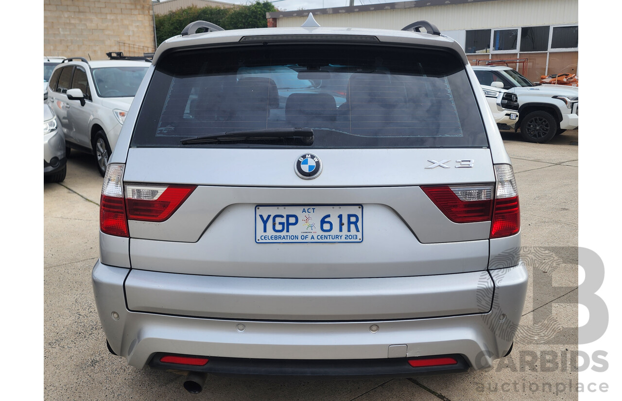 10/2009 Bmw X3 Xdrive 20d Lifestyle E83 MY09 4d Wagon Silver 2.0L