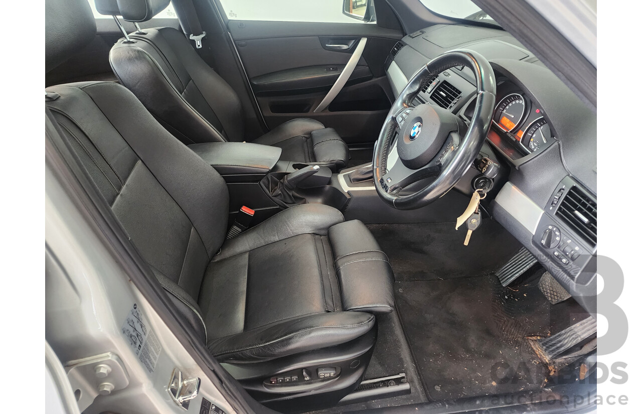 10/2009 Bmw X3 Xdrive 20d Lifestyle E83 MY09 4d Wagon Silver 2.0L