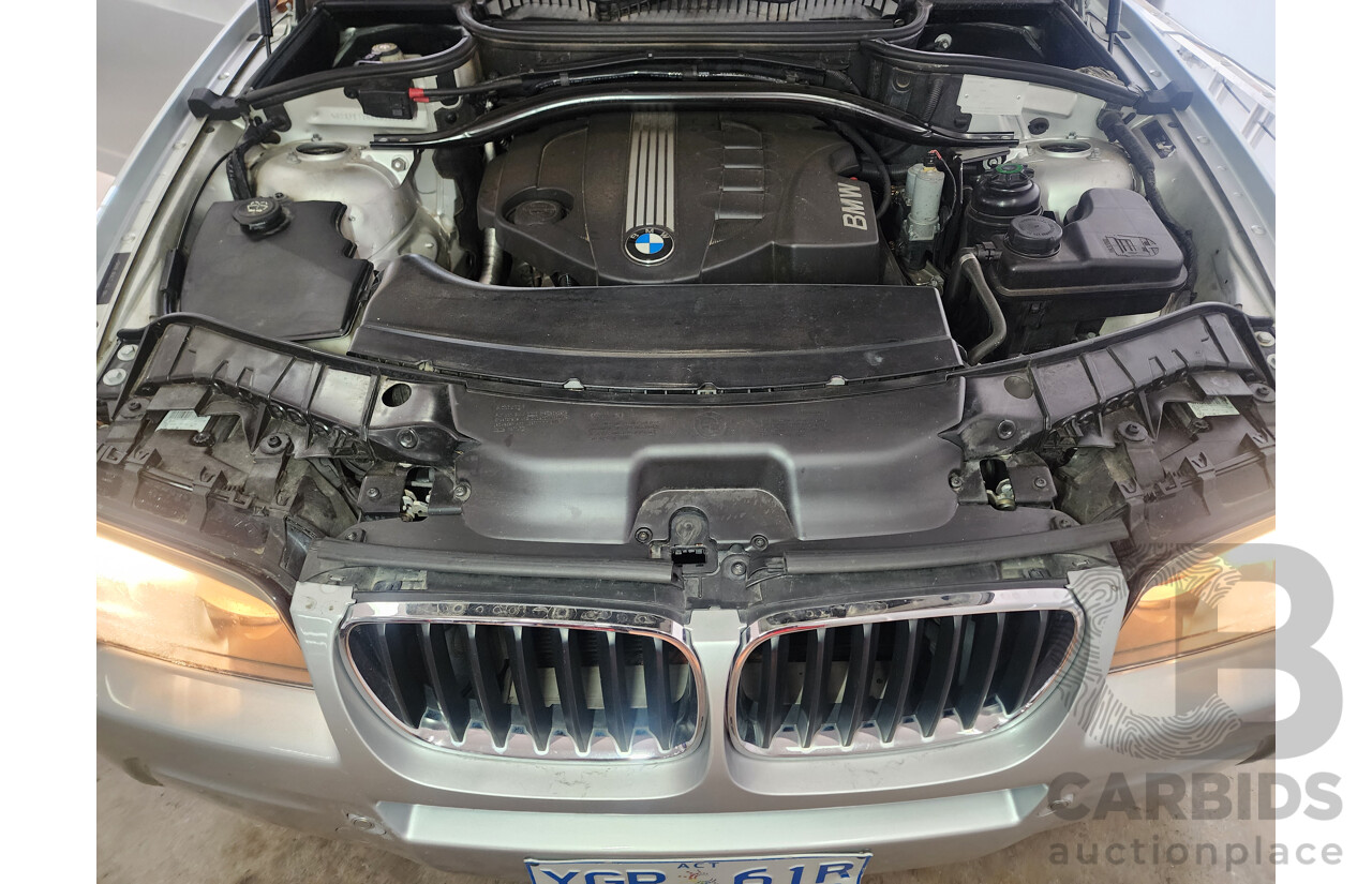 10/2009 Bmw X3 Xdrive 20d Lifestyle E83 MY09 4d Wagon Silver 2.0L