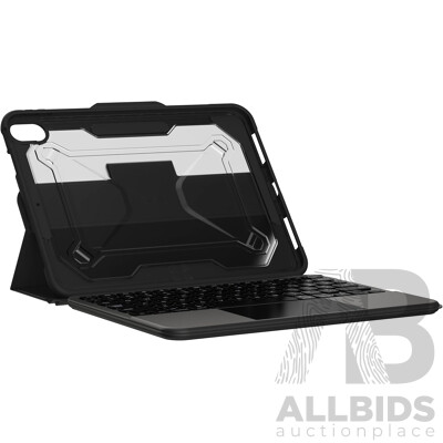 UAG 124020114031 Rugged Bluetooth Keyboard & Trackpad Case for IPad 10.9inch  Gen 10  - Black - RRP $199.00