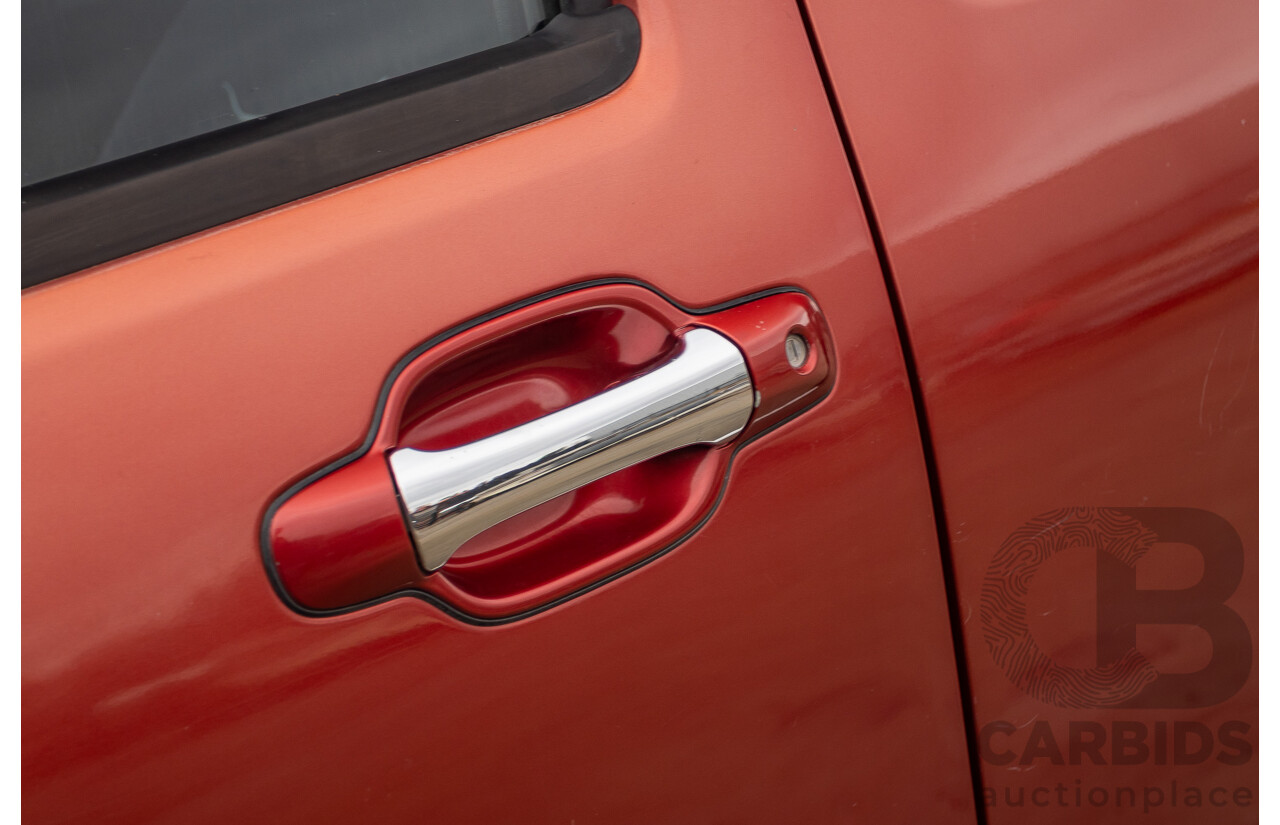 06/2010 Isuzu D-Max LS-U (4x4) TF MY10 Crew Cab Utility Red Turbo Diesel 3.0L