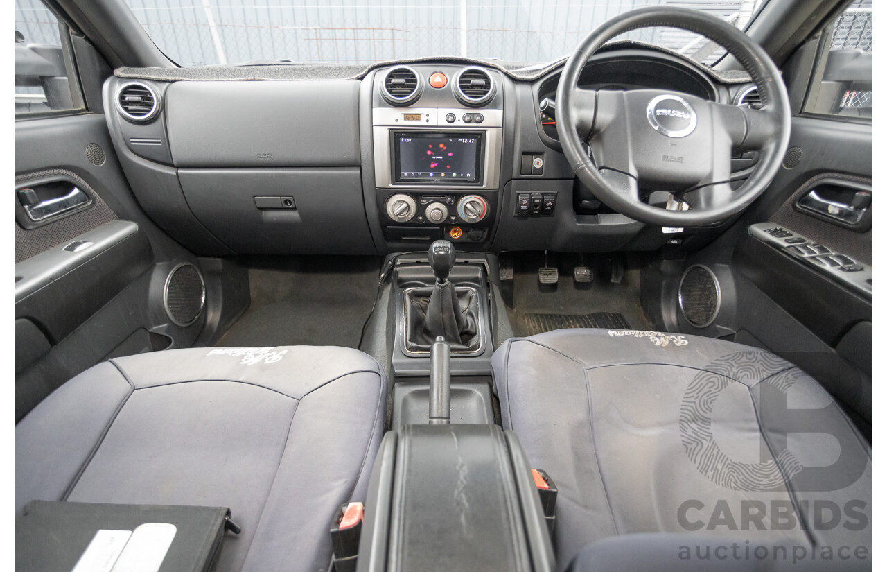 06/2010 Isuzu D-Max LS-U (4x4) TF MY10 Crew Cab Utility Red Turbo Diesel 3.0L