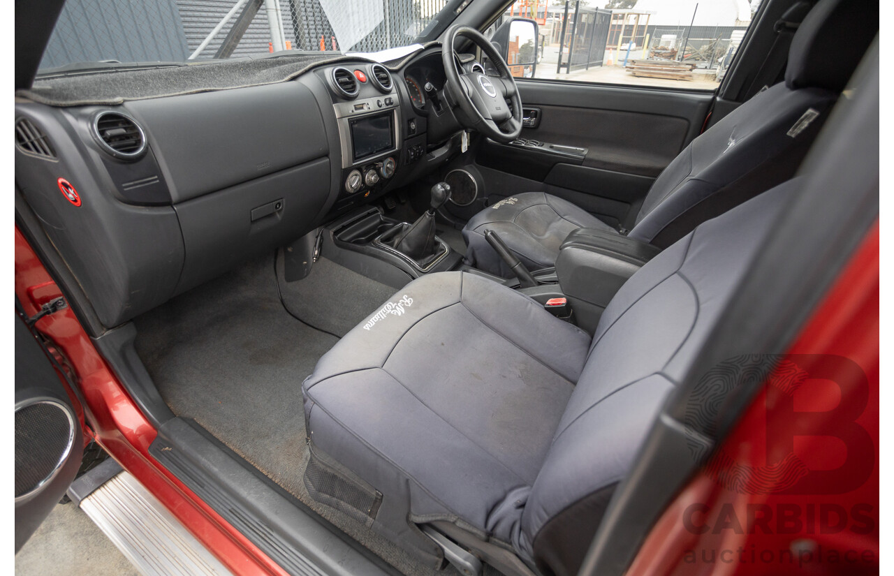 06/2010 Isuzu D-Max LS-U (4x4) TF MY10 Crew Cab Utility Red Turbo Diesel 3.0L