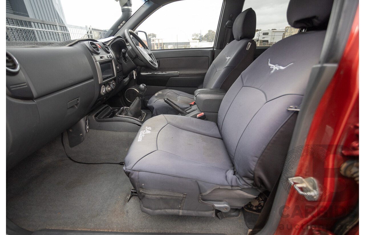 06/2010 Isuzu D-Max LS-U (4x4) TF MY10 Crew Cab Utility Red Turbo Diesel 3.0L