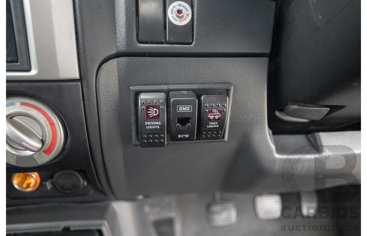 06/2010 Isuzu D-Max LS-U (4x4) TF MY10 Crew Cab Utility Red Turbo Diesel 3.0L