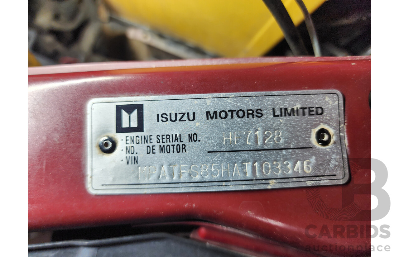 06/2010 Isuzu D-Max LS-U (4x4) TF MY10 Crew Cab Utility Red 3.0L