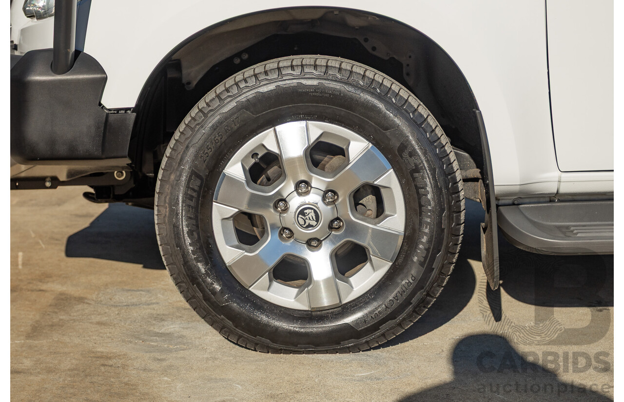 12/2014 Holden Colorado LTZ (4x4) RG MY15 Crew Cab P/Up Summit White Turbo Diesel 2.8L