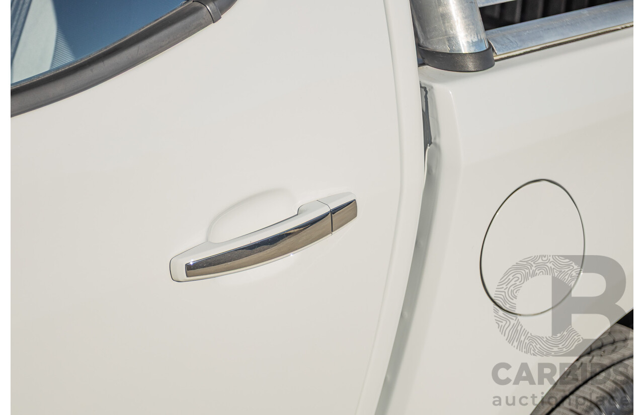 12/2014 Holden Colorado LTZ (4x4) RG MY15 Crew Cab P/Up Summit White Turbo Diesel 2.8L