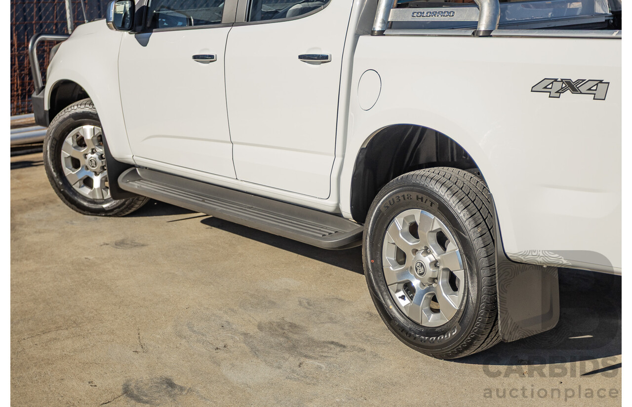 12/2014 Holden Colorado LTZ (4x4) RG MY15 Crew Cab P/Up Summit White Turbo Diesel 2.8L