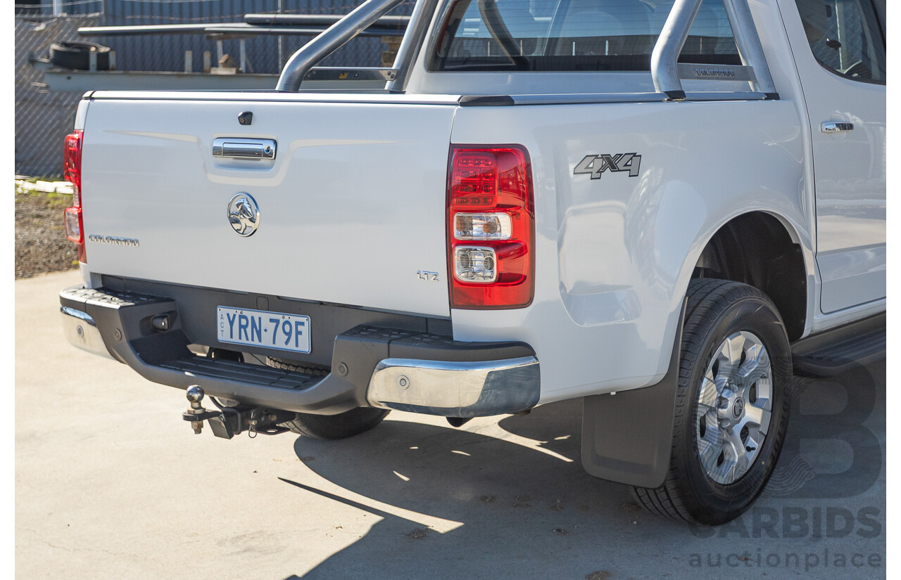 12/2014 Holden Colorado LTZ (4x4) RG MY15 Crew Cab P/Up Summit White Turbo Diesel 2.8L