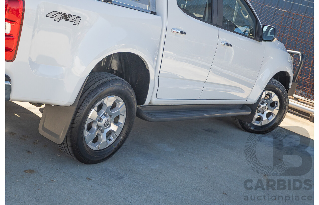 12/2014 Holden Colorado LTZ (4x4) RG MY15 Crew Cab P/Up Summit White Turbo Diesel 2.8L