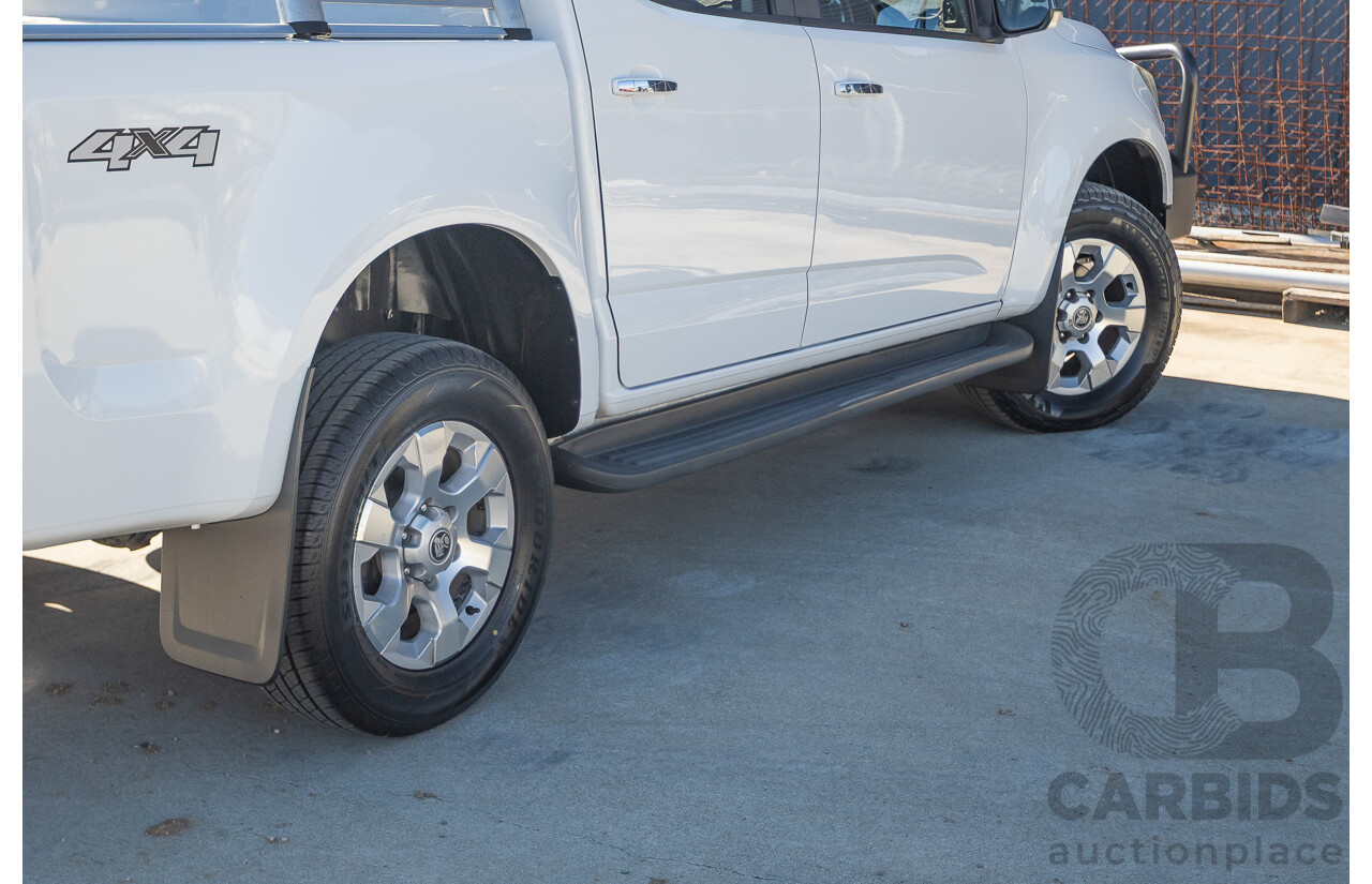 12/2014 Holden Colorado LTZ (4x4) RG MY15 Crew Cab P/Up Summit White Turbo Diesel 2.8L