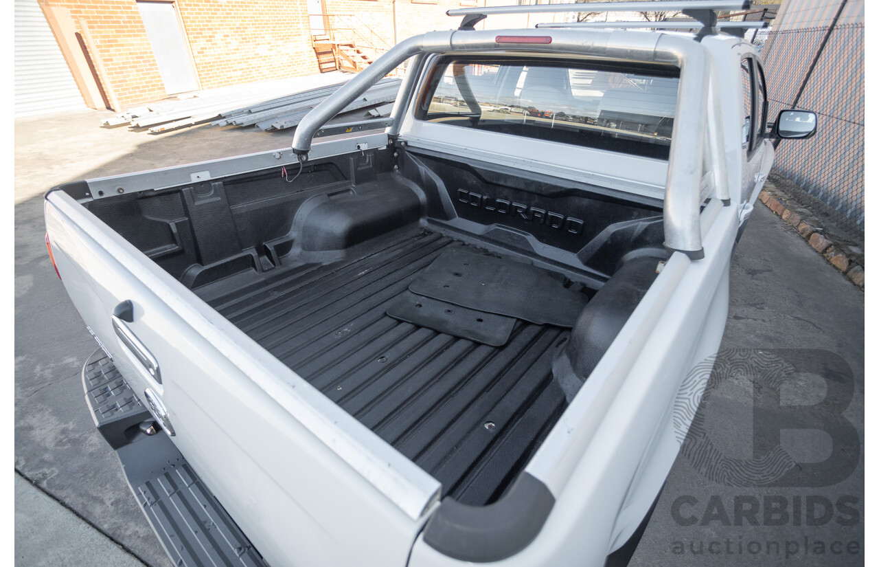 12/2014 Holden Colorado LTZ (4x4) RG MY15 Crew Cab P/Up Summit White Turbo Diesel 2.8L