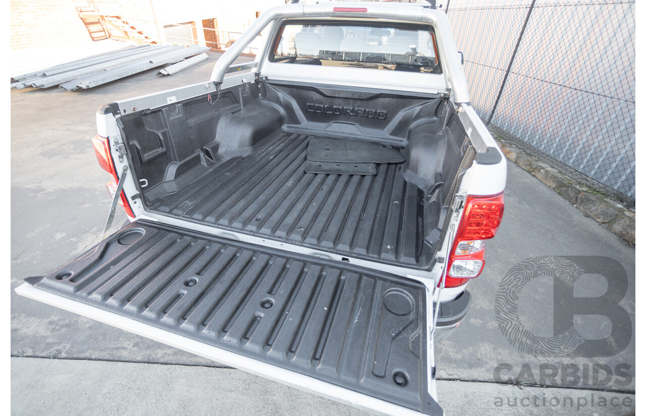 12/2014 Holden Colorado LTZ (4x4) RG MY15 Crew Cab P/Up Summit White Turbo Diesel 2.8L