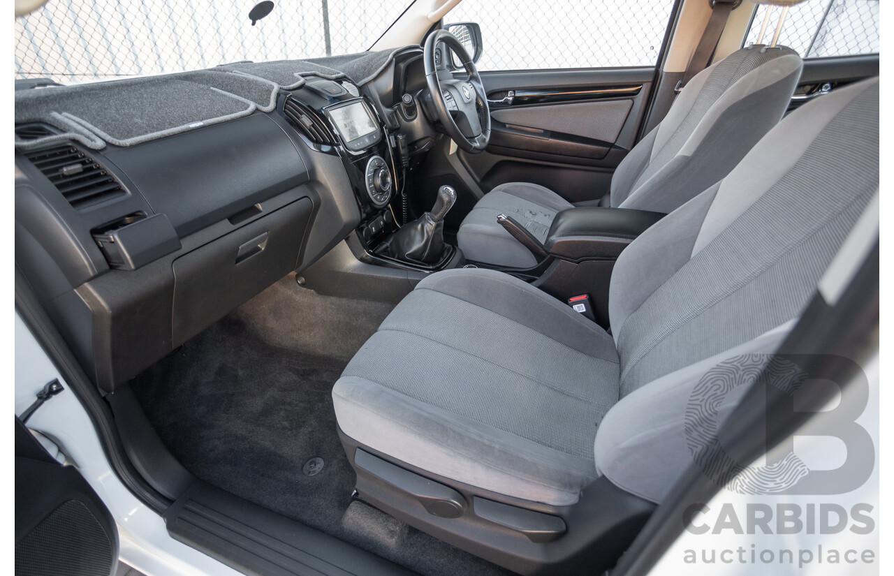 12/2014 Holden Colorado LTZ (4x4) RG MY15 Crew Cab P/Up Summit White Turbo Diesel 2.8L