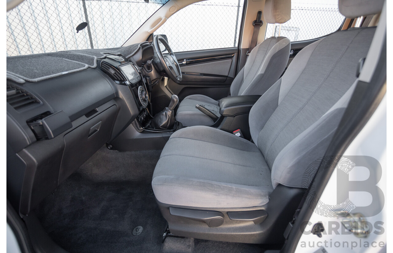 12/2014 Holden Colorado LTZ (4x4) RG MY15 Crew Cab P/Up Summit White Turbo Diesel 2.8L