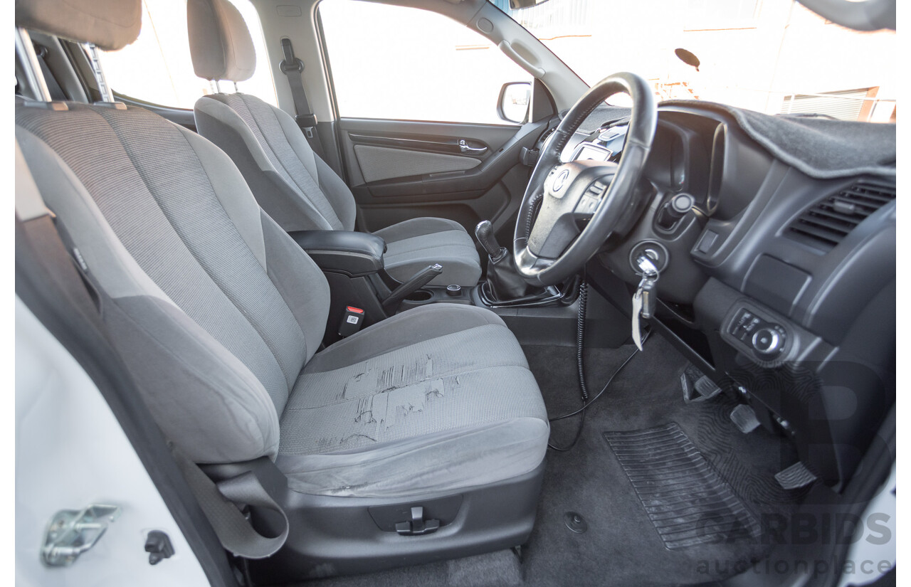 12/2014 Holden Colorado LTZ (4x4) RG MY15 Crew Cab P/Up Summit White Turbo Diesel 2.8L
