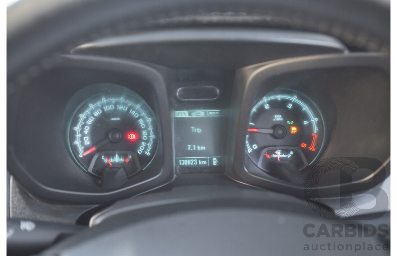 12/2014 Holden Colorado LTZ (4x4) RG MY15 Crew Cab P/Up Summit White Turbo Diesel 2.8L