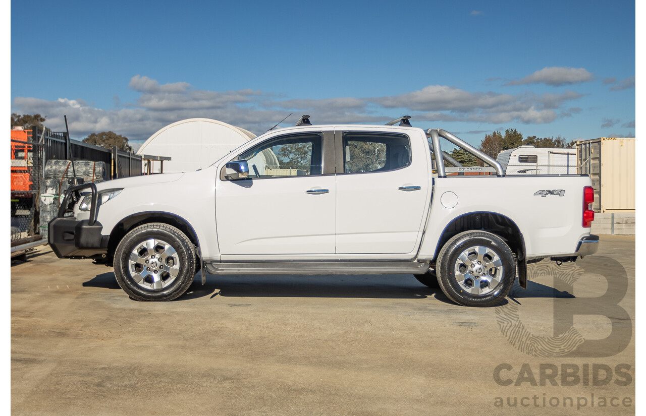 12/2014 Holden Colorado LTZ (4x4) RG MY15 Crew Cab P/Up Summit White Turbo Diesel 2.8L