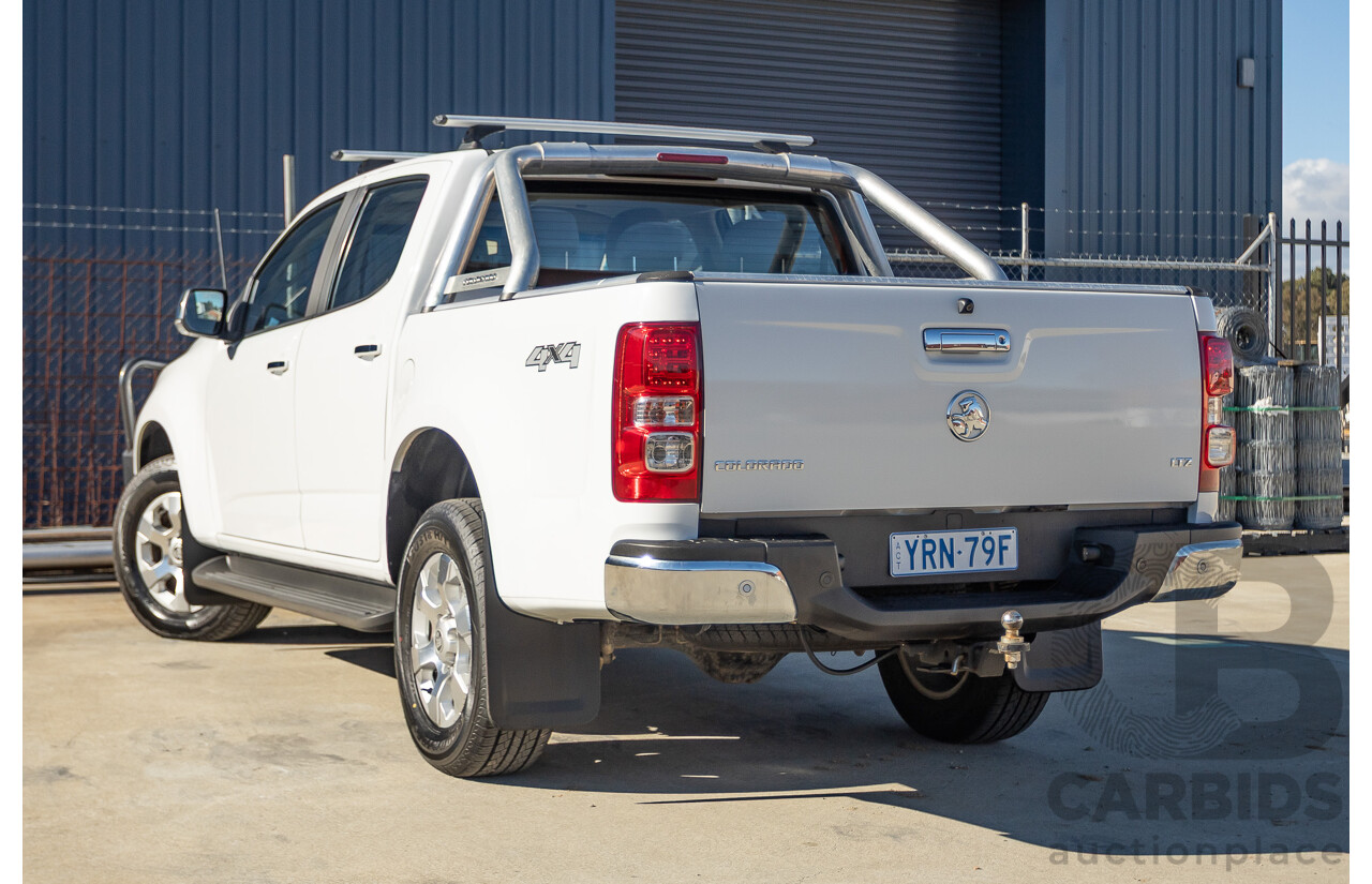 12/2014 Holden Colorado LTZ (4x4) RG MY15 Crew Cab P/Up Summit White Turbo Diesel 2.8L